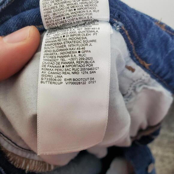 Old Navy Jeans Womens 16 Kicker Bootcut Raw Hem Extra High Rise Modest Office - Picture 12 of 12